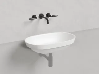 Полувстраиваемая раковина Salini Marea 01 S-Stone 1802201MRF 65см RAL полностью